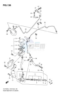 VLR1800 (E3-E28) drawing REAR MASTER CYLINDER