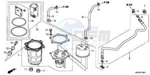 TRX500FMC ED drawing FUEL PUMP