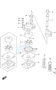 DF 25A drawing Water Pump