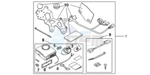 CBR600RA9 Europe Direct - (ED / ABS) drawing AVERTO ALARM KIT