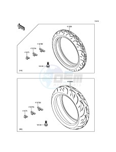 Z800 ZR800EGF UF (UK FA) XX (EU ME A(FRICA) drawing Tires