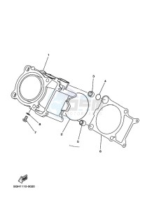 YFM450FWBD KODIAK 450 EPS (BEYB) drawing CYLINDER