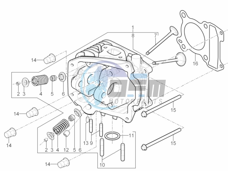 Cylinder head unit - Valve