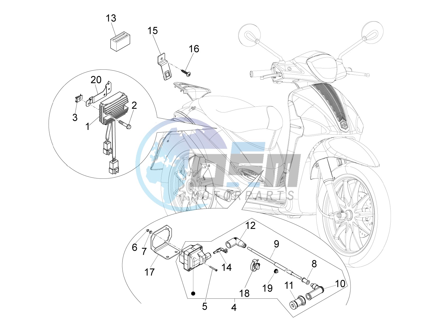 Voltage Regulators - Electronic Control Units (ecu) - H.T. Coil