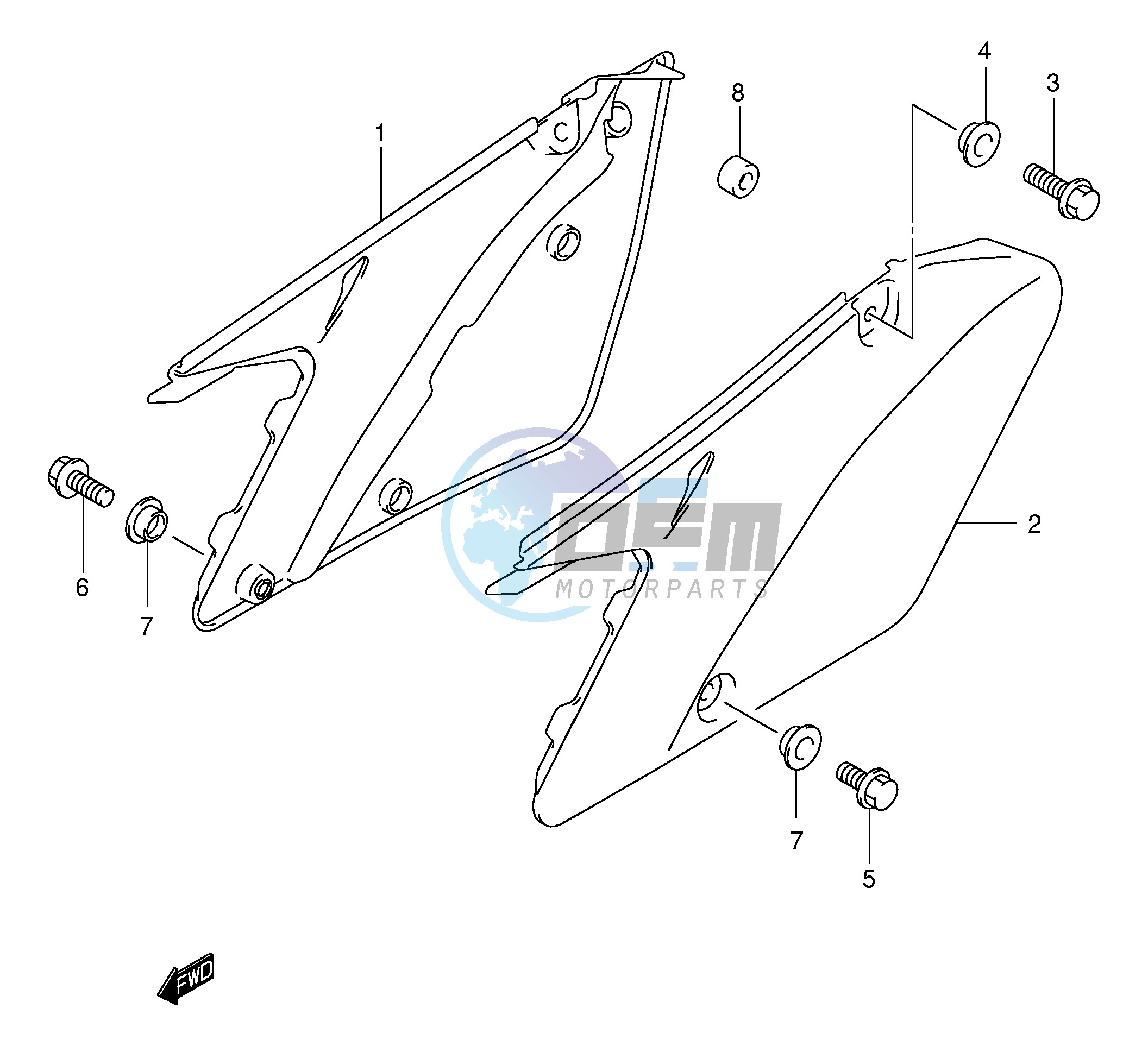 FRAME COVER (MODEL K1)