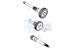 ELYSTAR - 150 cc drawing GEAR GROUP