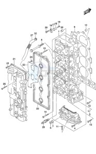 DF 175A drawing Cylinder Head