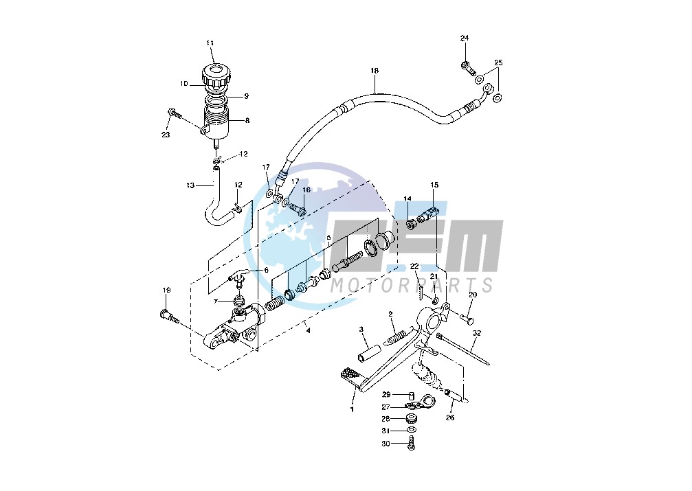 REAR MASTER CYLINDER