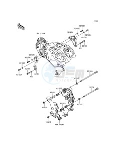 ZZR1400 ABS ZX1400FFFA FR GB XX (EU ME A(FRICA) drawing Engine Mount