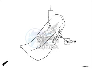 CRF110FH Europe Direct - (ED) drawing SEAT