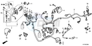 SH125B drawing WIRE HARNESS