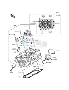 ER-6N_ABS ER650FFF XX (EU ME A(FRICA) drawing Cylinder Head