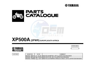 XP500A T-MAX 530 (2PWR) drawing .1-Front-Page