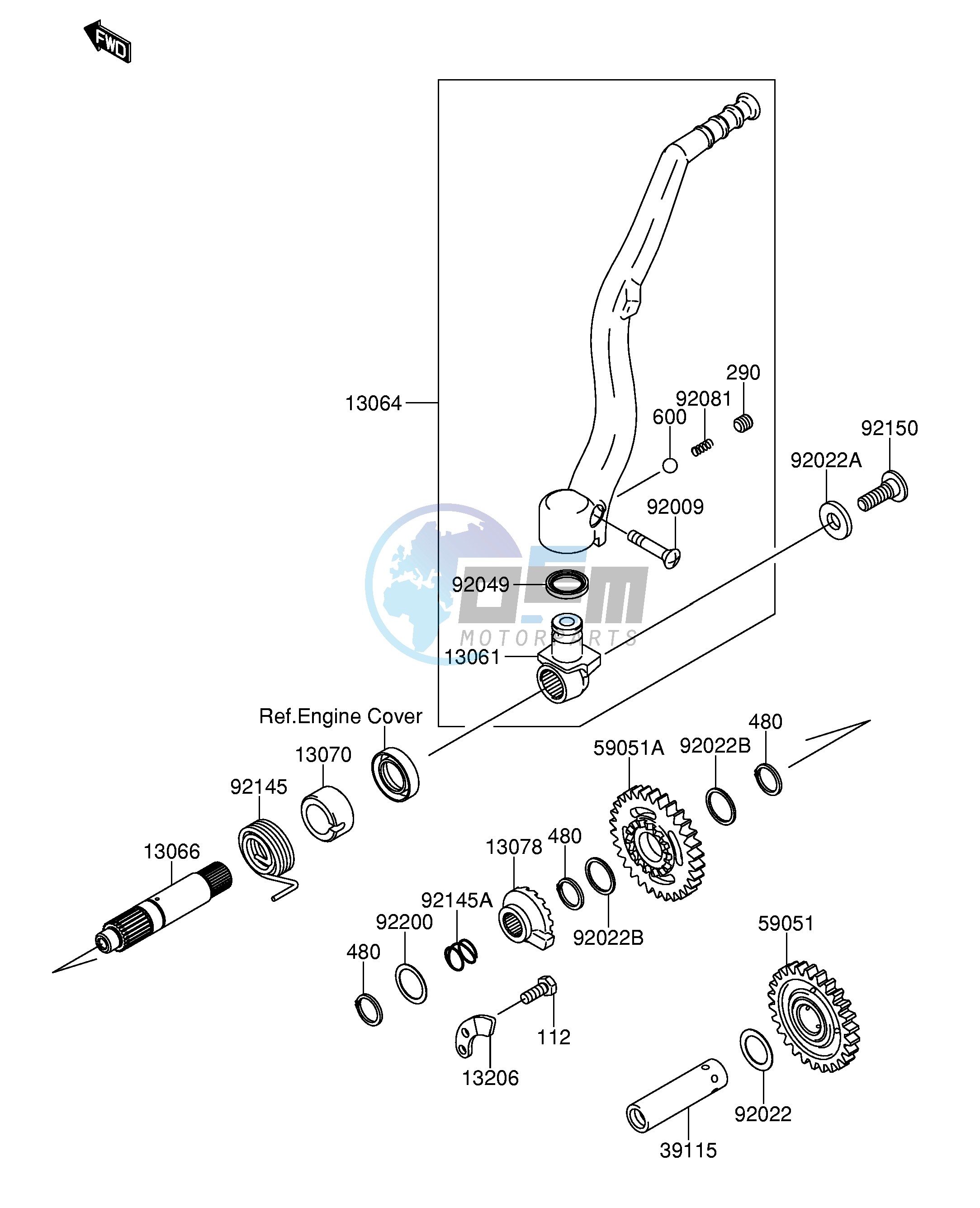 KICKSTARTER MECHANISM