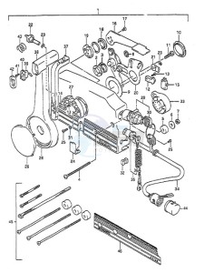 DT 65 drawing Remote Control (1993 to 1997)