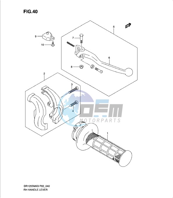 RIGHT HANDLE LEVER