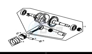 SYMPHONY CARGO 50 (AY05W7-EU) (L7-M0) drawing CRANK SHAFT