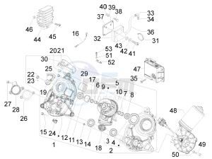 MP3 500 Tourer (USA) USA drawing Voltage Regulators - Electronic Control Units (ecu) - H.T. Coil