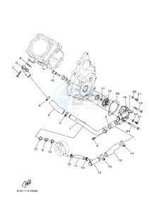 YFM700FWBD YFM70KPHJ KODIAK 700 EPS HUNTER (B32N) drawing WATER PUMP