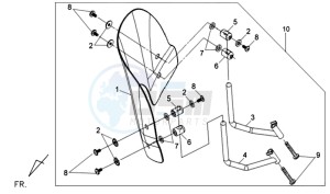 FIDDLE III 50 L4-L6 drawing WINDSCREEN