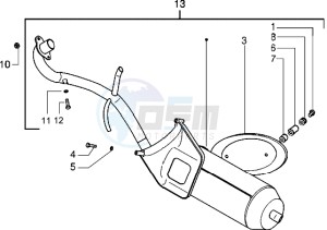 Typhoon 50 m.y. 2004 drawing Catalytic silencer