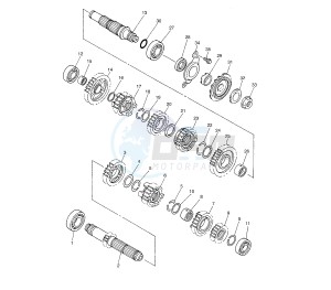 WR F 450 drawing TRANSMISSION