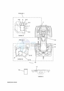 YFM700FWBD KODIAK 700 EPS (BGFD) drawing EMBLEM & LABEL 1