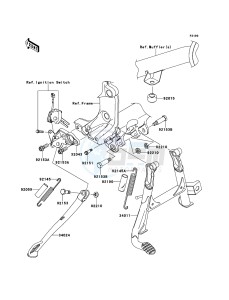 1400GTR ZG1400A8F FR GB XX (EU ME A(FRICA) drawing Stand(s)