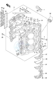 DF 250 drawing Cylinder Block SS Model