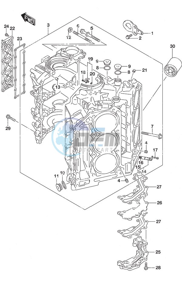 Cylinder Block SS Model