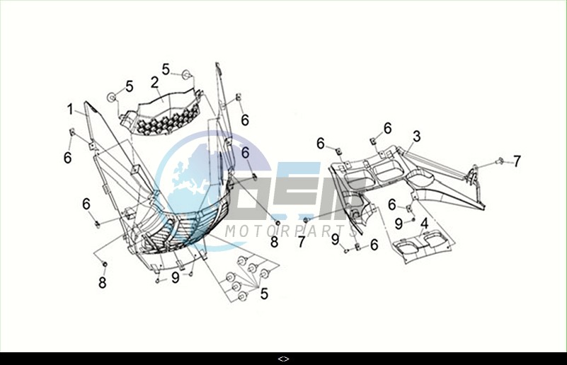 FR.MAINTENANCE COVER / MAXSYM TL 508 (TL50W2-EU) (M2)