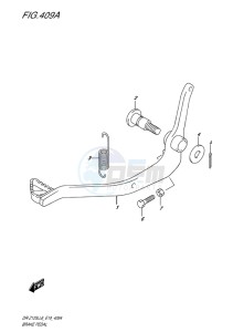 DR-Z125L EU drawing BRAKE PEDAL