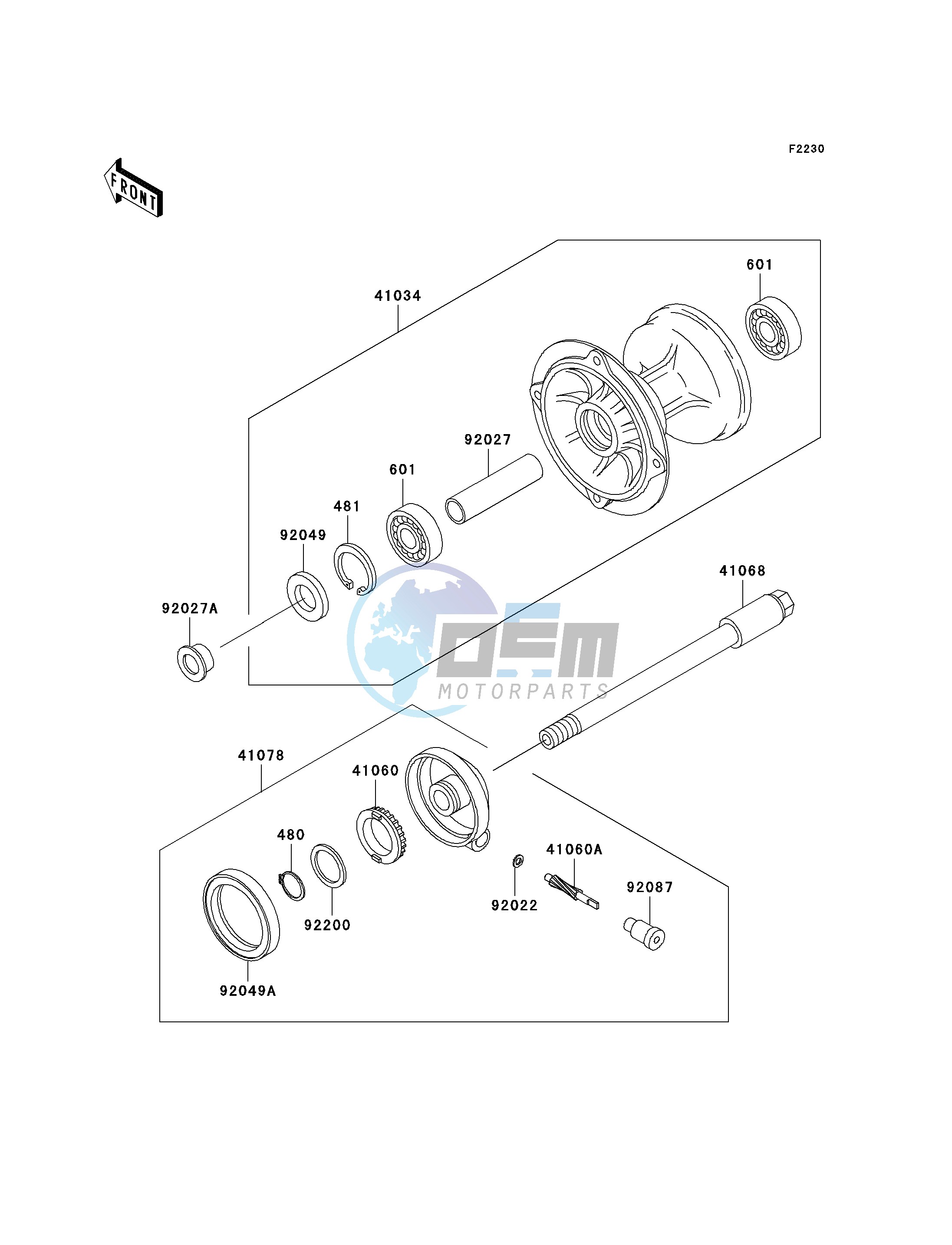 FRONT HUB