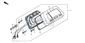 TRX500FA FOURTRAX FOREMAN drawing METER (TRX500FA1/2/3/4)