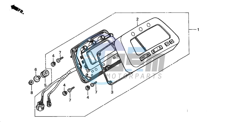 METER (TRX500FA1/2/3/4)