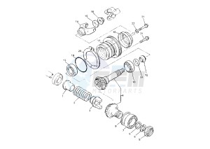 V-MAX 1200 drawing MIDDLE DRIVE GEAR