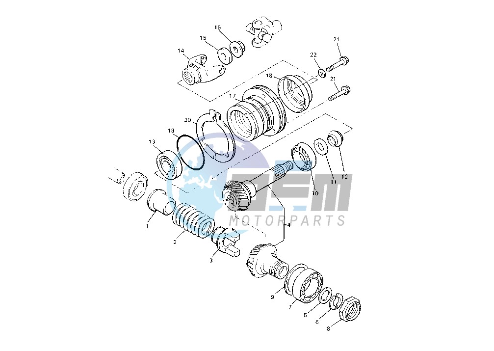 MIDDLE DRIVE GEAR