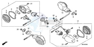 CB600FA France - (F / CMF 25K) drawing WINKER