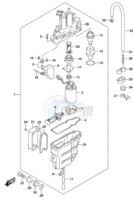 DF 50A drawing Fuel Vapor Separator