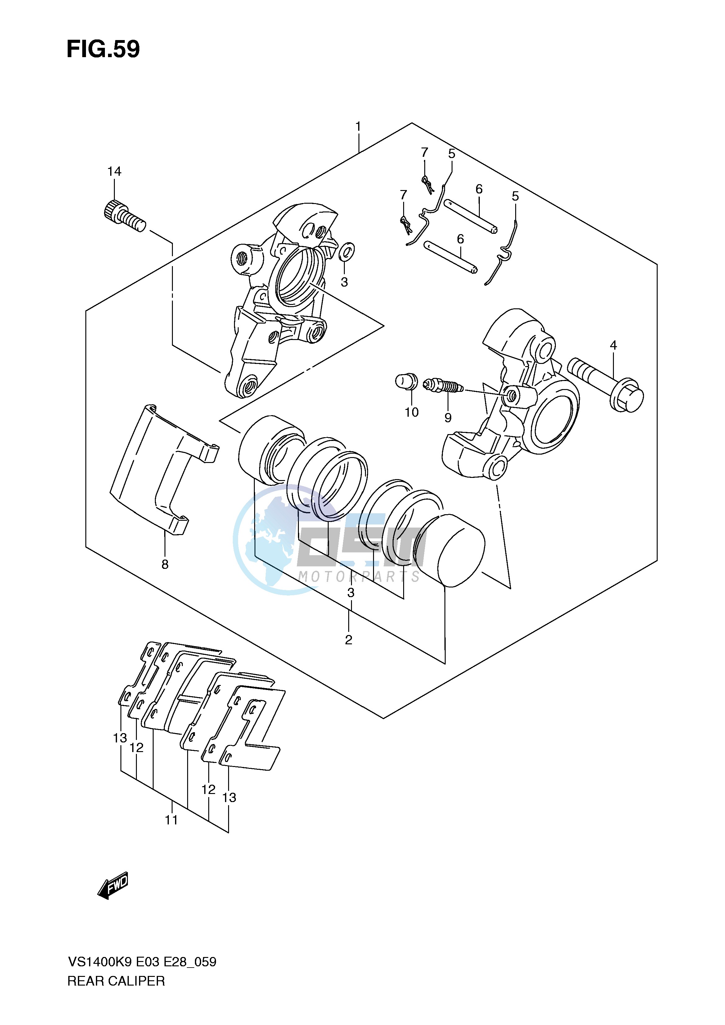 REAR CALIPER