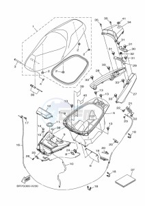 MWS125-C TRICITY 125 (BU5F) drawing SEAT