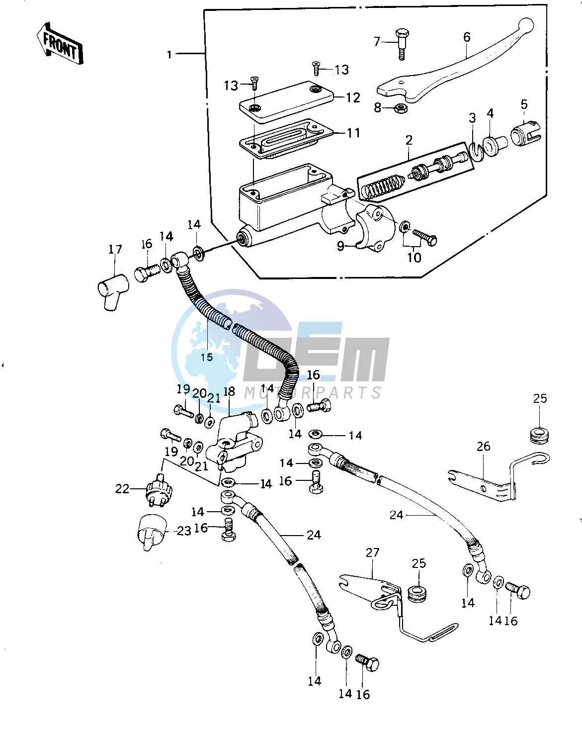 FRONT MASTER CYLINDER