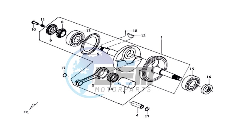 CRANKSHAFT / PISTON / PISTON RING