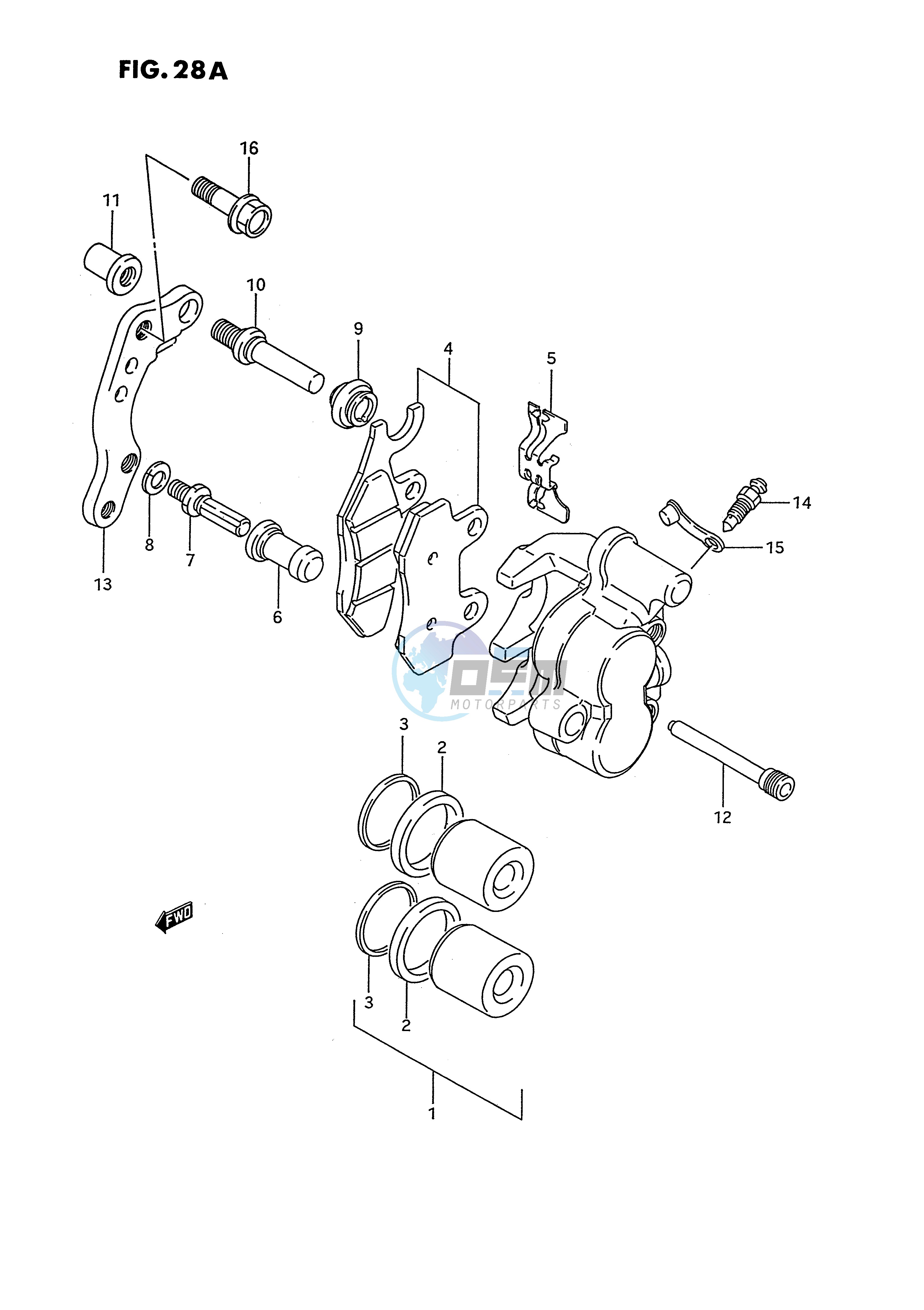 FRONT CALIPER (MODEL S)