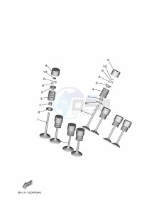 YXE1000EW YX10ERPAP (B4MN) drawing VALVE