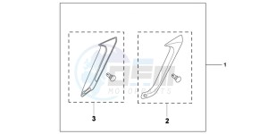 NC700XDC drawing KIT  LEG DEFLECTOR