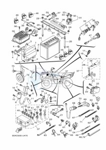 YFM700FWBD YFM7NKPAK (B5KE) drawing ELECTRICAL 1