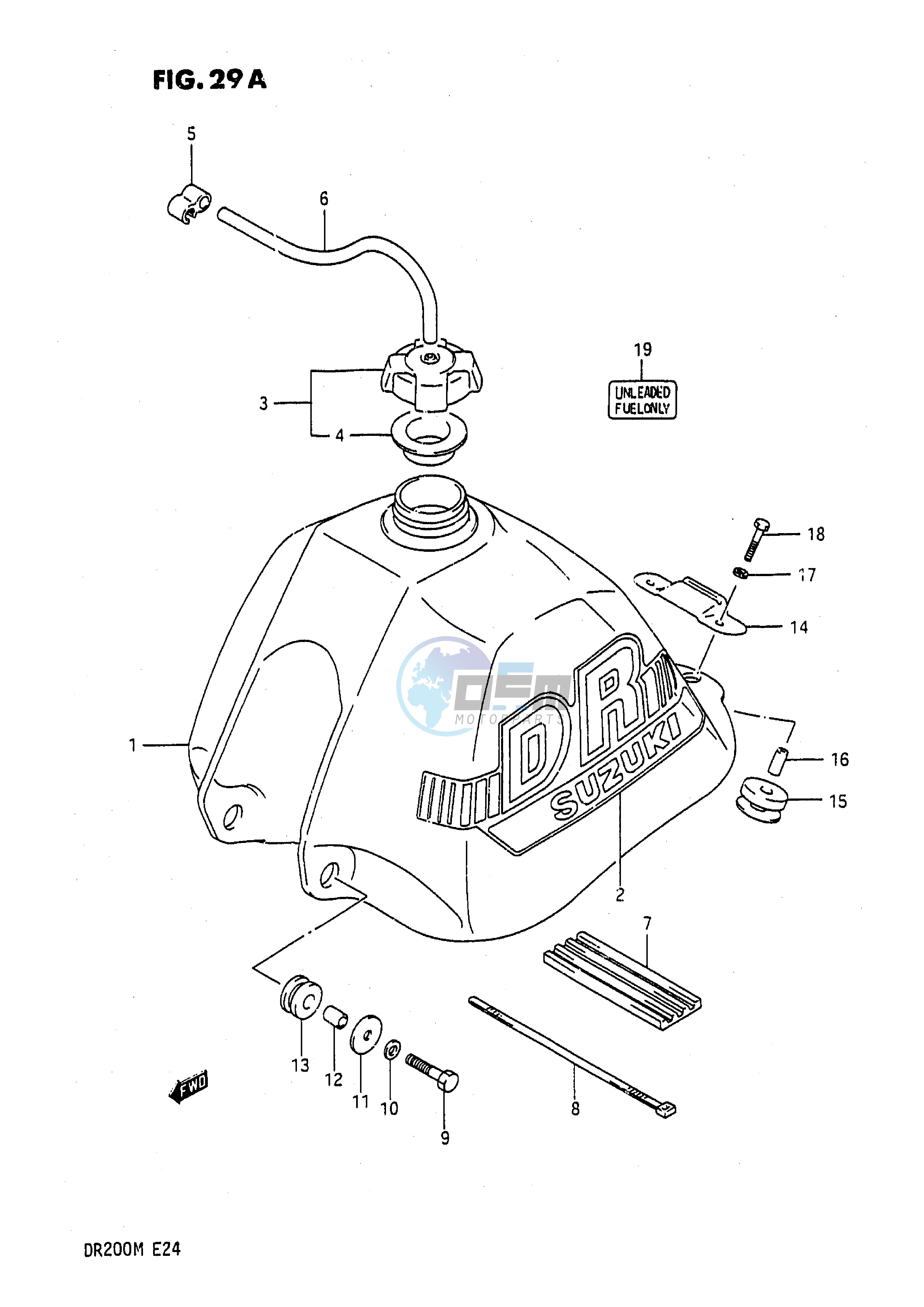 FUEL TANK (MODEL J K M)