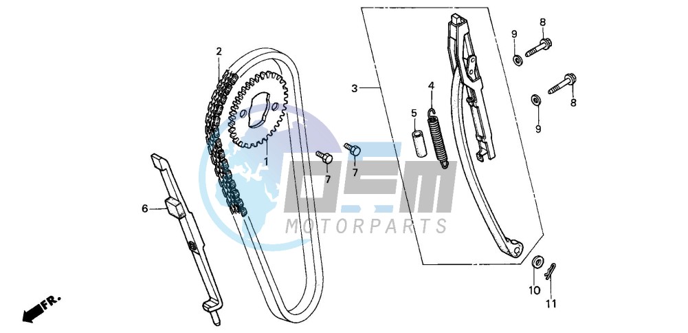 CAM CHAIN/TENSIONER