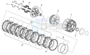 Dorsoduro 750 ABS USA-CND (NAFTA) (CND, USA) drawing Clutch II